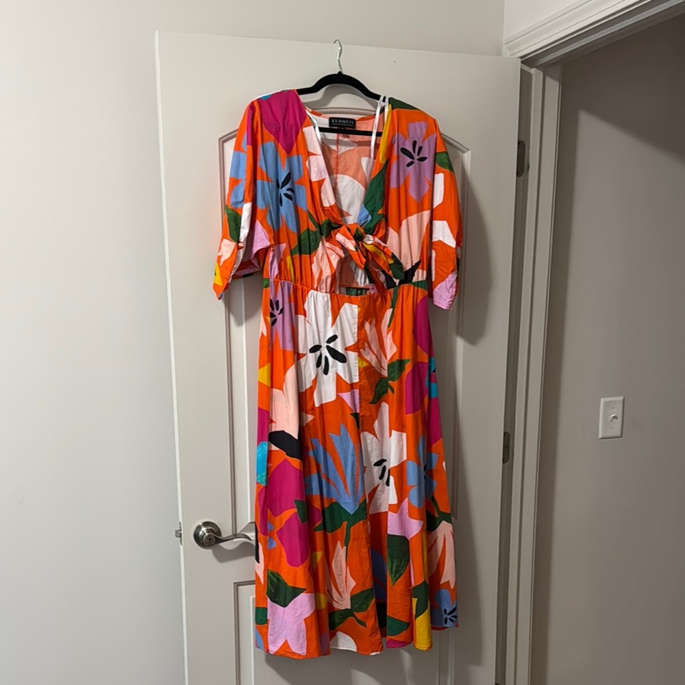 Eloquii floral dress
